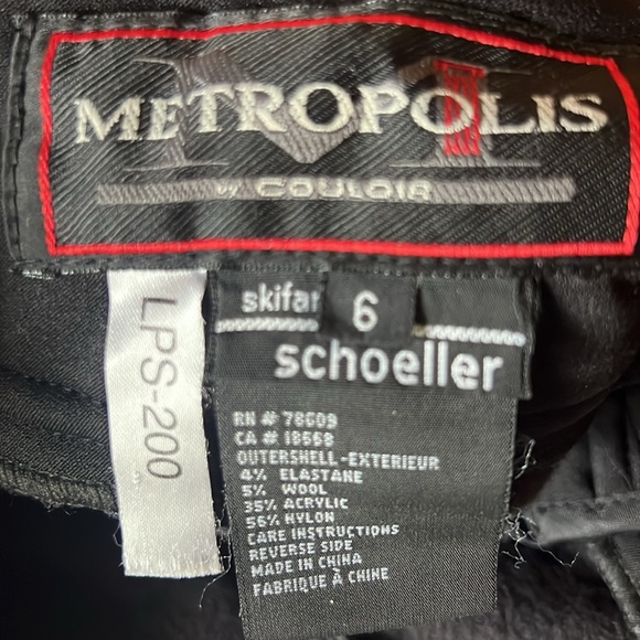 Women’s black Metropolis Couloir schoeller ski pants - Picture 10 of 11